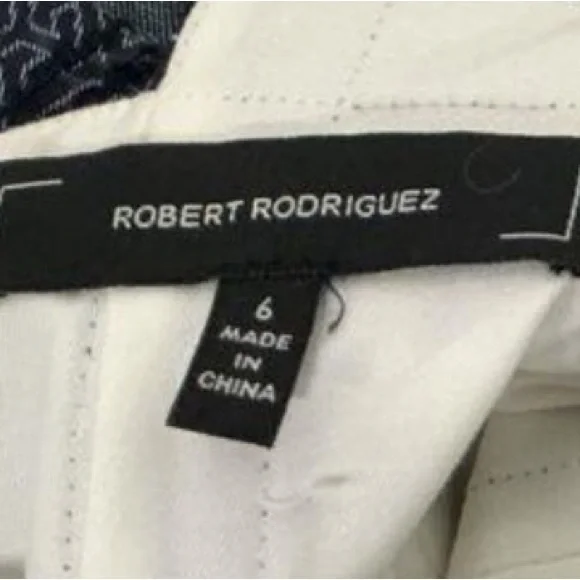 Robert Rodriguez, size 6, Graphic Spear Fit & Flare, Black & White Dress, EUC - Picture 7 of 7